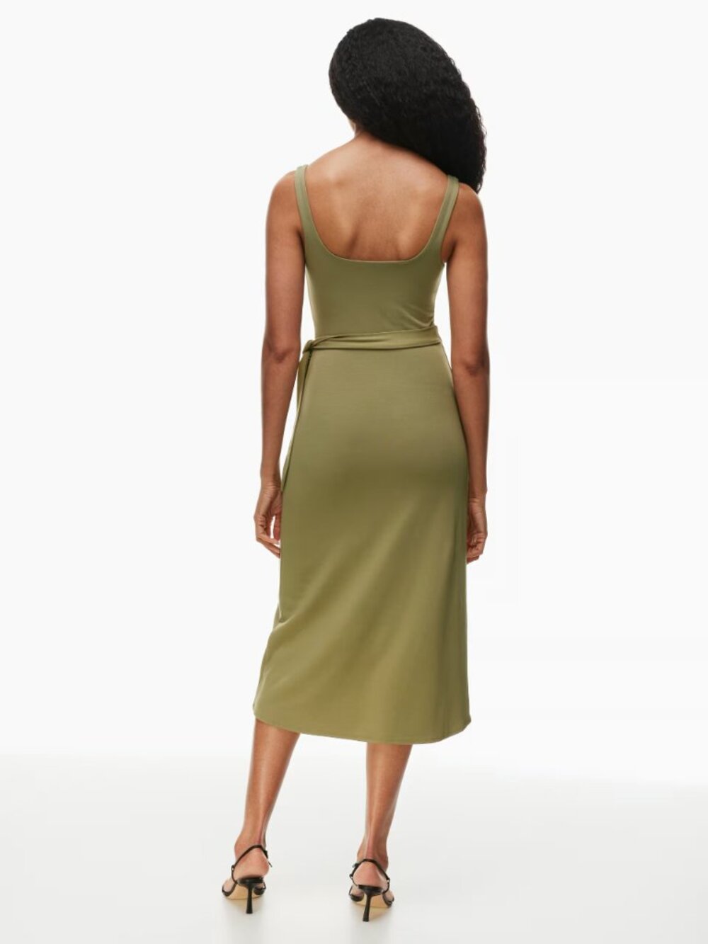 Wilfred Saturn Midi Dress Green - Picture 3 of 8